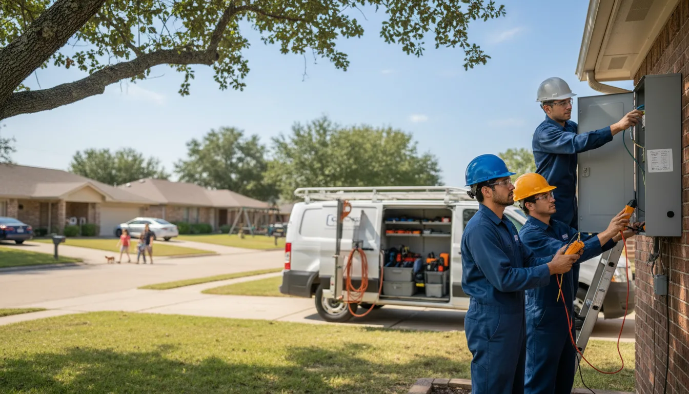 Certified electrician providing emergency electrical services in Deford, MI